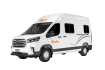 Side profile of the Britz 2 Berth HiTop Campervan