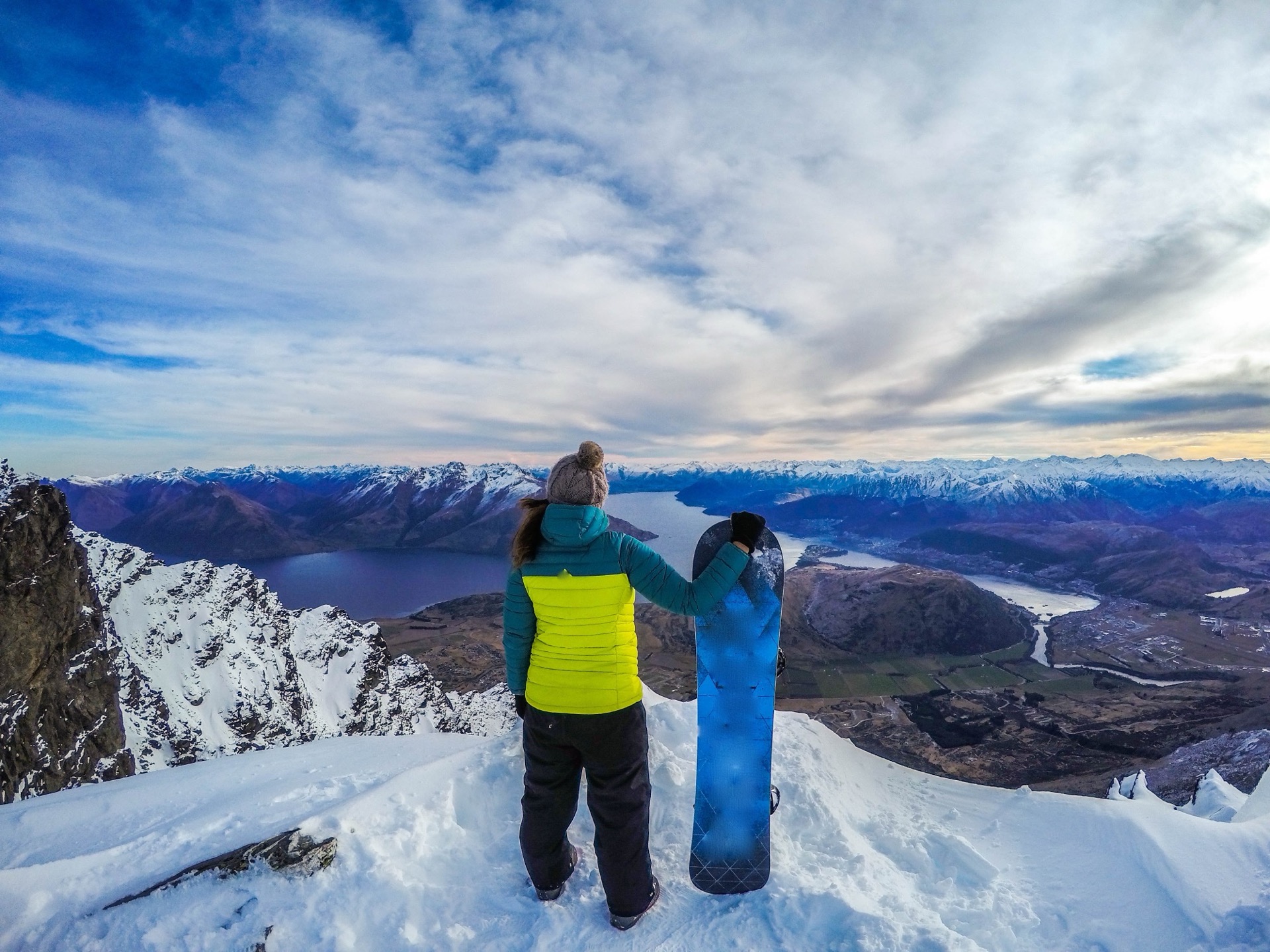 NZ esquí en motorhome — Queenstown a Mt Hutt 7 días