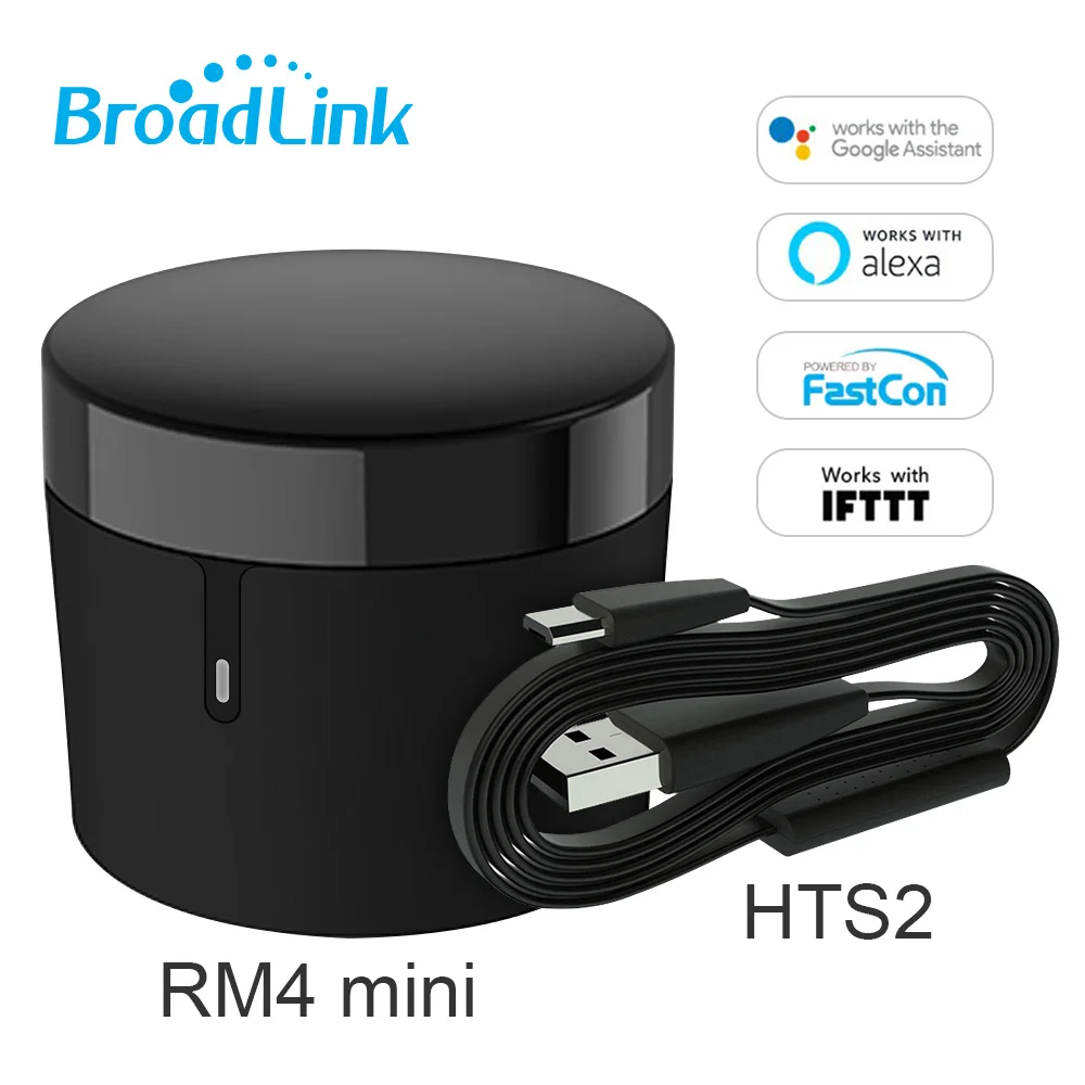 BroadLink RM4 Mini Universal IR Remote Control Switch Wifi Smart Wireless Bluetooth Controller HTS2 Sensor For Alexa Google