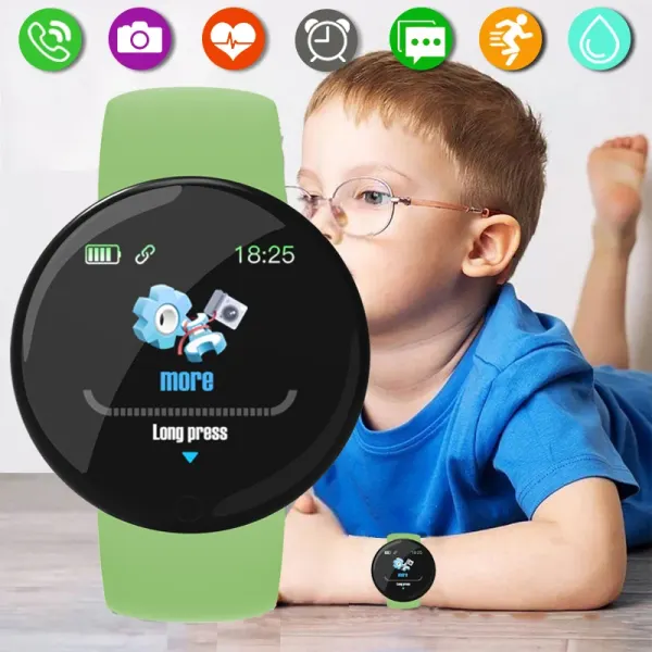 Smart Digital Wristwatch Pressione di sangue impermeabile Smartwatch Women Heart Rate Monitor Fitness Tracker Bambini Watch