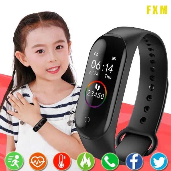 Smart Watch Kids Watches Children For Girls Boys Sport Bracelet Child Wristband wristband Fitness