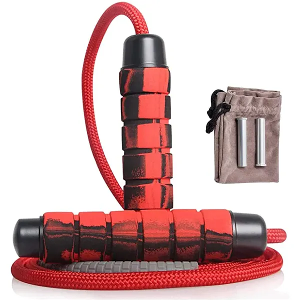 Sport: Boxing Jump Rope with Heavy Foam Grip Handles, Crossfit Skipping Rope, Fitness Workouts, Endurance