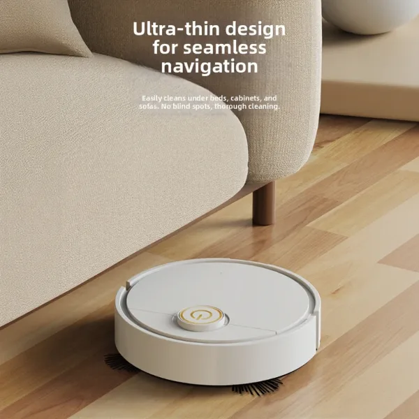 Robot Vacuum Cleaner with Built In Water Tank for Wet Mopping Hard Floors Auto Sweep Mode ABS