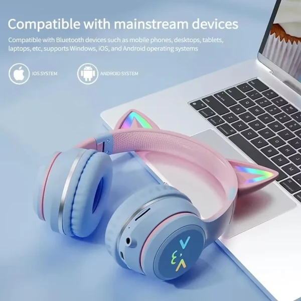 Pro Wireless Bluetooth Headphones Noise Cancelling Ear buds With Mic Over Ear Sports Gaming Headset
