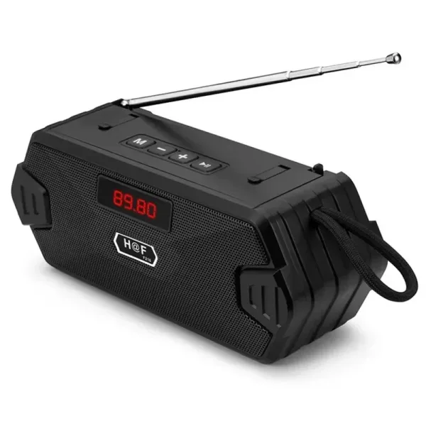Portable Wireless Bluetooth-compatible Speaker Bass Column Outdoor USB Speakers With FM Radio AUX TF