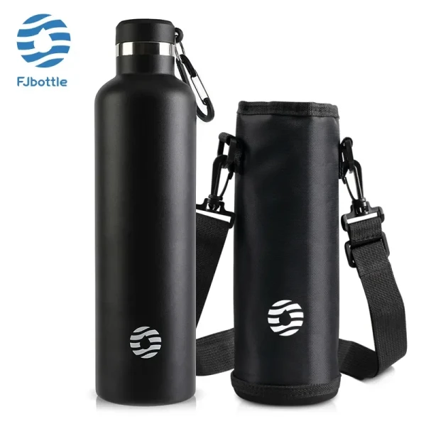 Sport: FEIJIAN Stainless Steel Thermos Bottle Sports Flask Vacuum Insulated Water Bottle Leak Proof BPA
