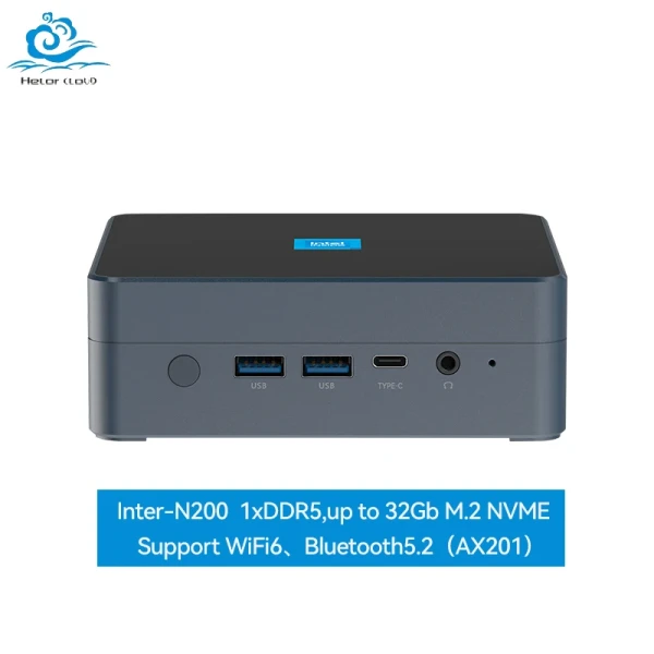 Inter Mini PC Barebone Kit RAM M.2 NVME Support HDMI 4K Compact Computer for Theater/Office Windows