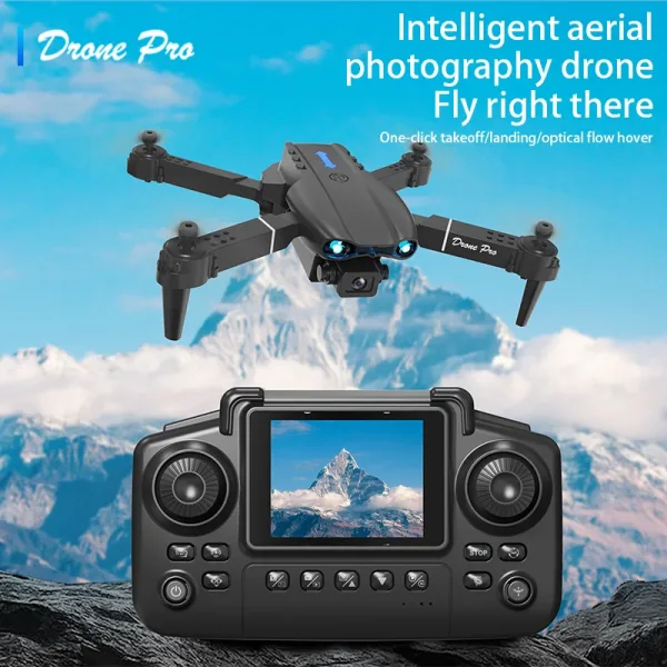 E99 Air Screen Control Drone Professional Wide RC Dron HD 4K Camera Foldable Helicopter Aircraft
