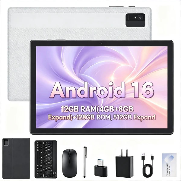 Paitanry Android 16 Tablet 10 Inch HD Pantalla táctil Octa Core RAM ROM WiFi Bluetooth Presupuesto