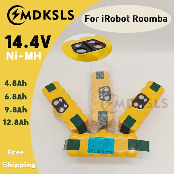 Maison Connectée: Batterie MDKSLS pour iRobot 500 600 700 800 900 Série Batterie pour iRobot Roomba 620 650 770 780