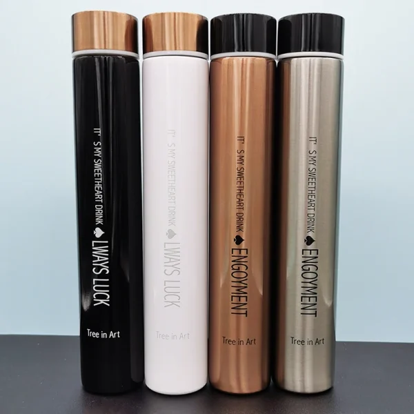 Slim Design Thermos Thermal Cup Vakuum Flasks Thermoses Edelstahl isolierte Thermos Cup Kaffee
