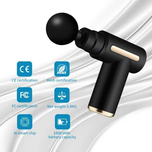 Dropshipping Best Cordless Handle Sports Electric Booster Impulse Percussion Deep Tissue Vibration