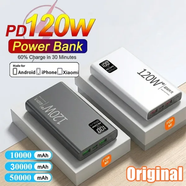 Electronics: For Xiaomi Original Powerbank External Spare Battery Portable Charger For iPhone Samsung Super Fast