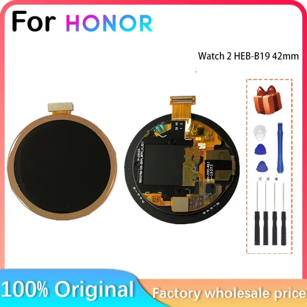 For Honor Watch 2 smart watch LCD display + touch panel digitizer for Honor Watch 2 AMOLED display