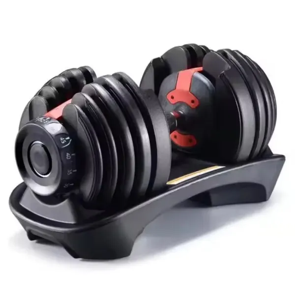 Adjustable Plastic Free Weights Dumbbell Set for Home Body Building Material Fitness Training Gear