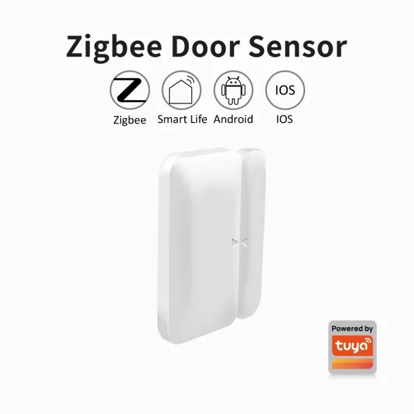 Smart Home: Tuya Zigbee Wireless Door Windows Sensor Mini Smart Home Wireless Door Detector Door Open Closed