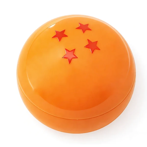 Orange Ball Grinder 3 Layers with Metal Sharp Teeth Cute Cartoon Smoking Gift Cool Gadget