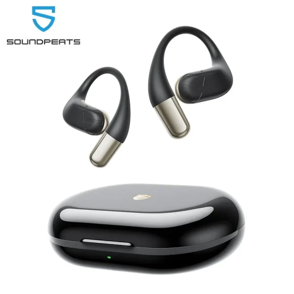 SoundPEATS Chasers Open-Ear Headphones Bluetooth 5.4 Wireless Earbuds with Open ANC, Spatial