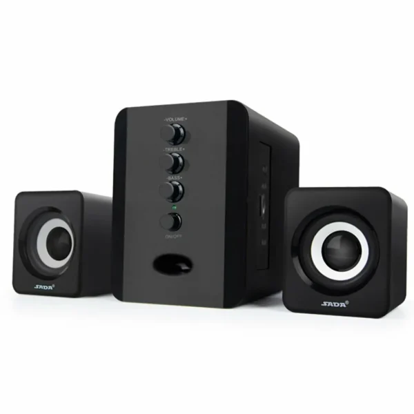 Bluetooth Wireless 2.1 3 Channel Bass Combination Compurtur Speaker Subwoofer Jack Music Loud