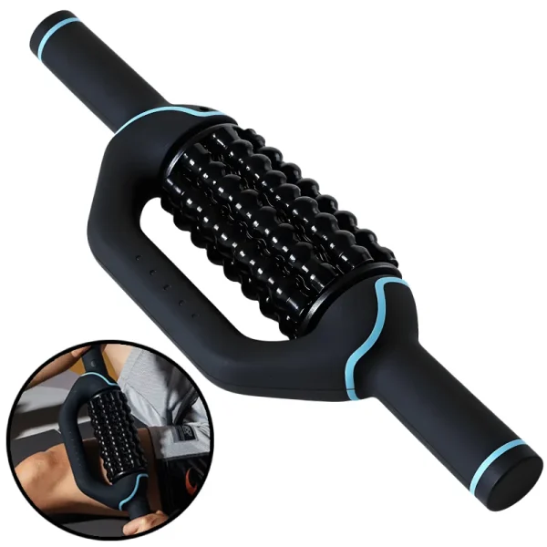Percussione Massage Roller Gun Cordless Deep Tissue Recupero del muscolo con testa Corpo elettrico