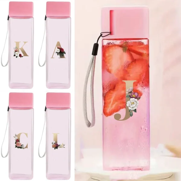 Sports Water Cup With Portable Rope Large Capacity High Temperature Resistant Leak-proof Milk Water