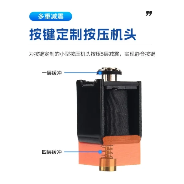 Mute Mechanical Keyboard Clicker - Magic Hand Fishing Adventure Anti-Drop Island Pure Physical