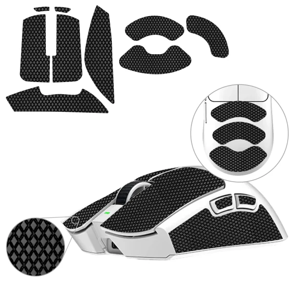 1 Pack TALONGAMES Mouse Grip Tape pour Razer Viper V3 Pro sans fil, Palm Sweat Absorption Anti Grip
