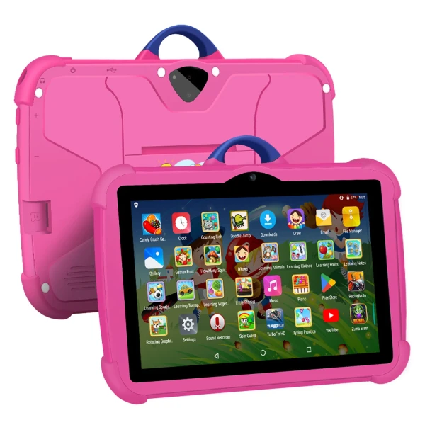 Neue Cartoon Pattern Kids Tablet 7 Inch Quad Core 4GB RAM ROM Android Learning Education Games