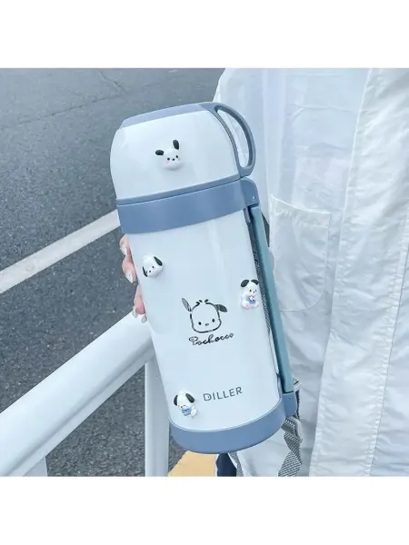 Sport: Large Capacity Insulated Stainless Steel Water Bottle Outdoor Sports Travel Thermos for Men
