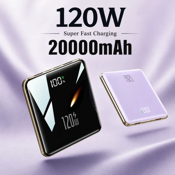 Gadgets: Power Bank Ultra Thin Portable Charger With Built-in Cable Fast Charging For iPhone Samsung Xiaomi