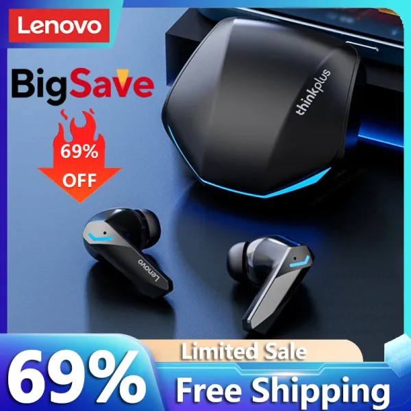 Original Lenovo GM2 Pro 5.3 Ohrhörer Bluetooth Wireless Ohrhörer mit geringer Latenz HD Call Dual