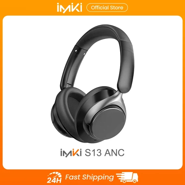 Cuffie Bluetooth senza fili IMIKI S13 ANC Design pieghevole Deep Bass Noise Isolation Headset