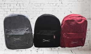 Corduroy Backpack With Scissor Accent 3