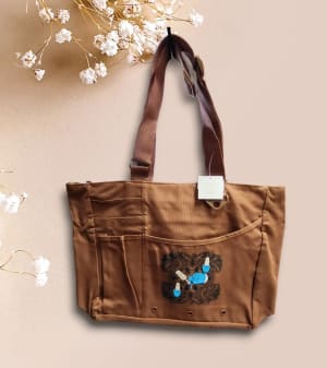 Embroidery Nail Polish Design Totes For Nail Techs 4
