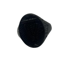 Men’s straight razor ring 2