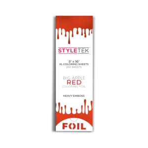 StyleTek Extra Large Heavy Embossed Flat Foil Sheets - 200 Count 2