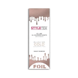 StyleTek Extra Large Heavy Embossed Flat Foil Sheets - 200 Count 3