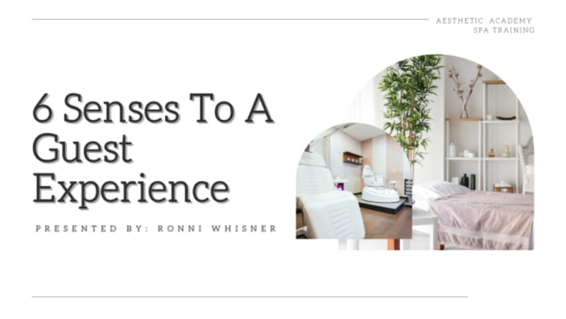 Multi-Sensory Guest Experience (Recorded Class + E-Book)