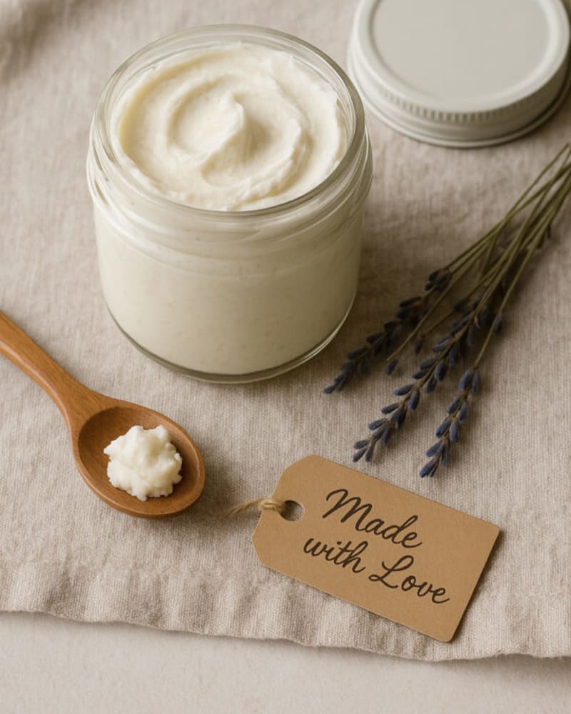 Organic whipped tallow skin care