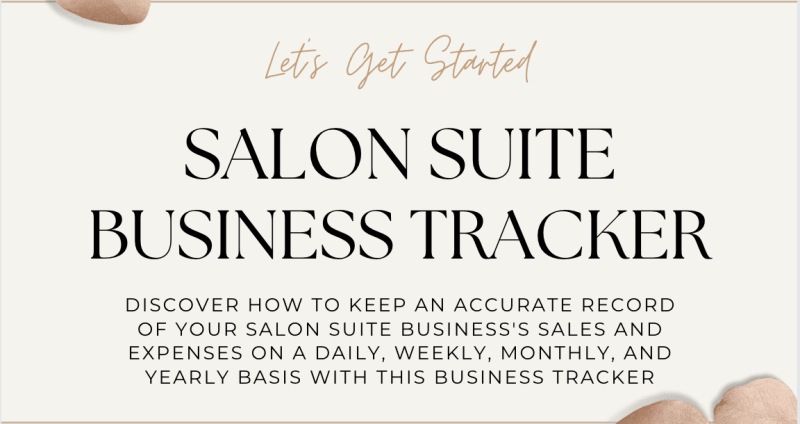 Salon Suite Business Tracker