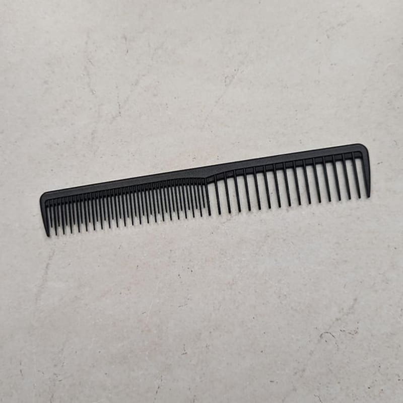 7 inch Carbon Wide Tooth Haircut Comb