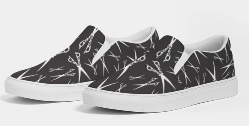 Scissor Canvas Sneakers