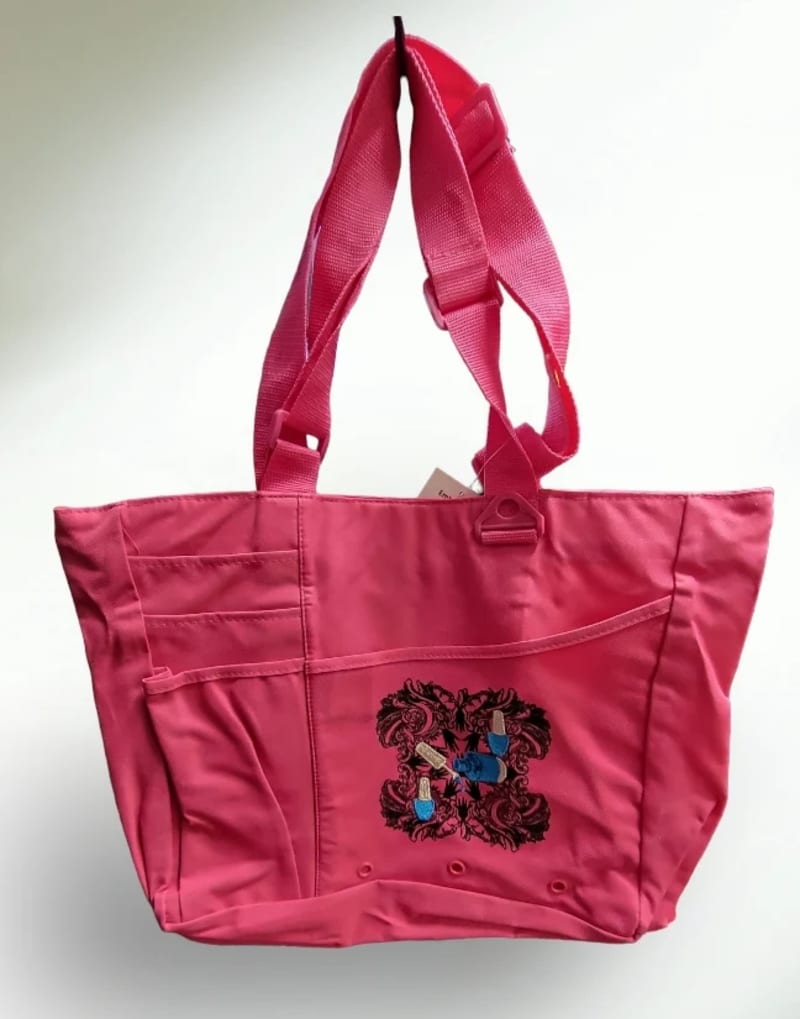 Embroidery Nail Polish Design Totes For Nail Techs