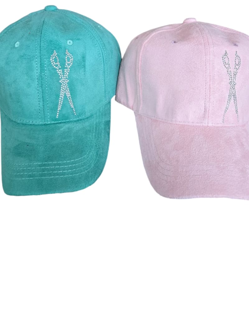 Stylist fox suede scissor hat