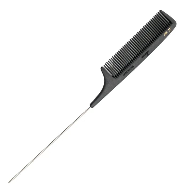 Extra Long Tail Comb for Hairdressers – Amplify 257B Carbon