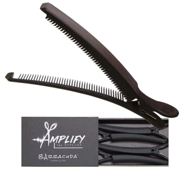 Professional Comb Clips for Hairdressers – Barracuda Comb Clip 4 Pack