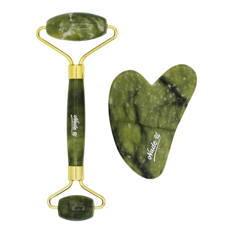 NudeU Jade Roller & Gua Sha Set