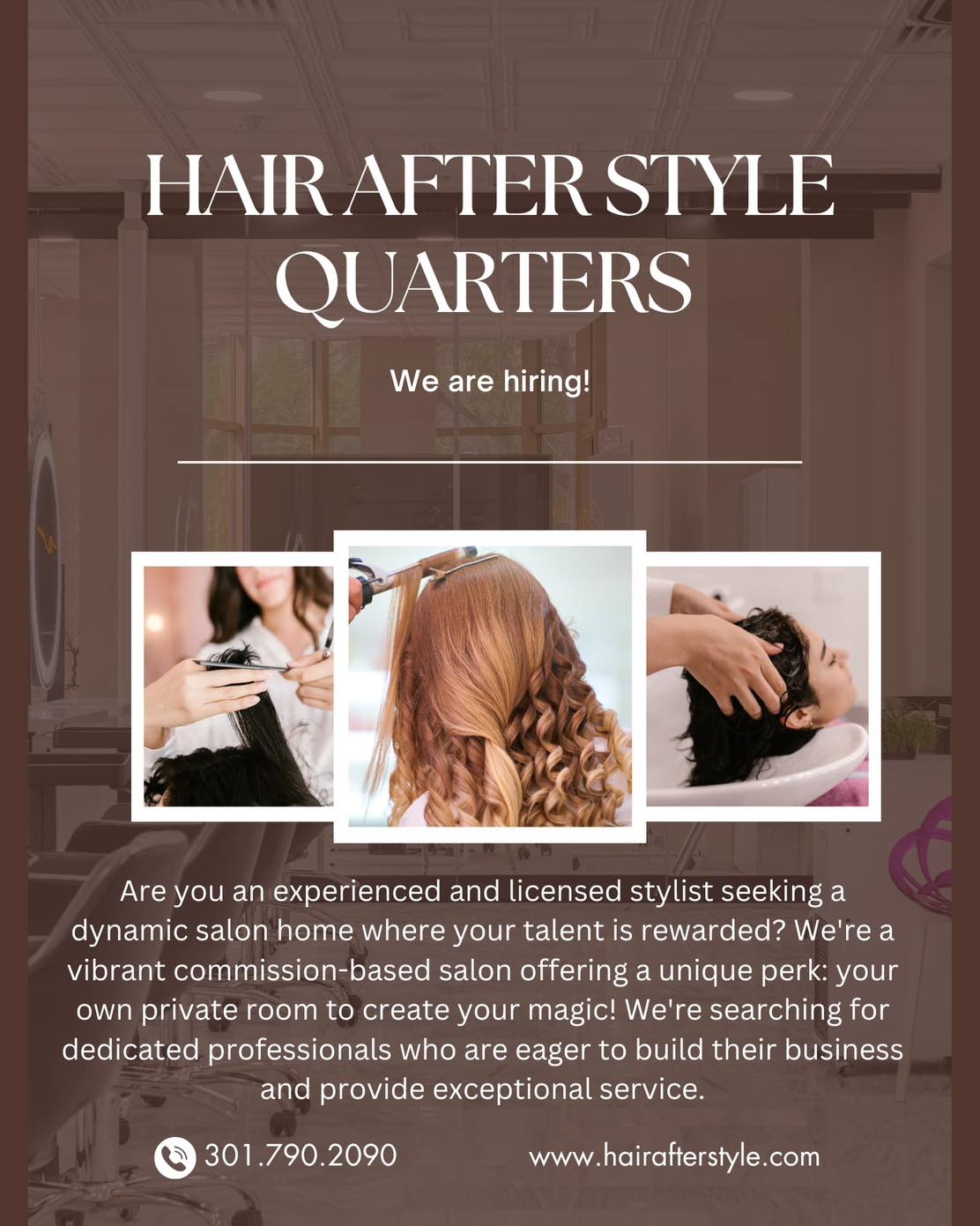 Hair After Style Quarter