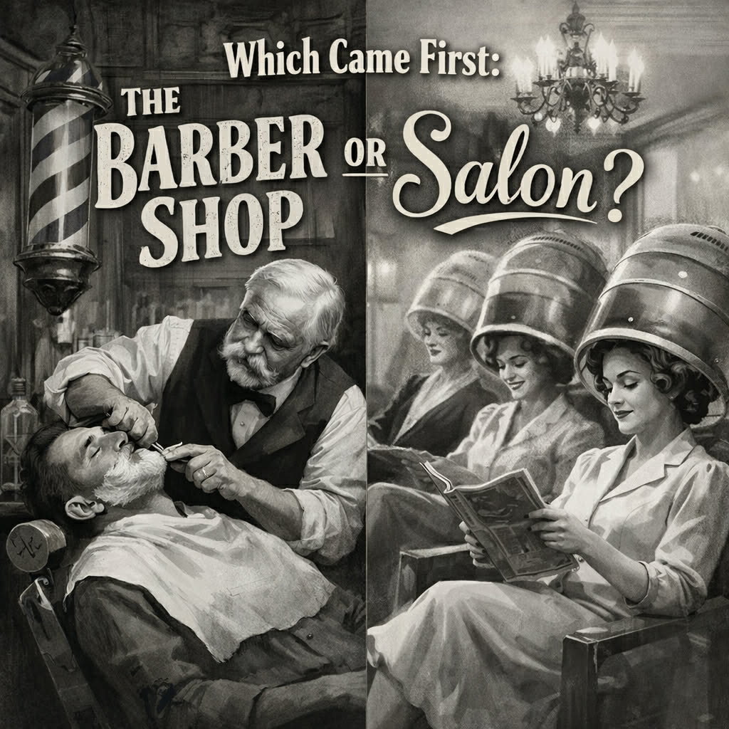 Which Came First: The Barber Shop or the Salon?