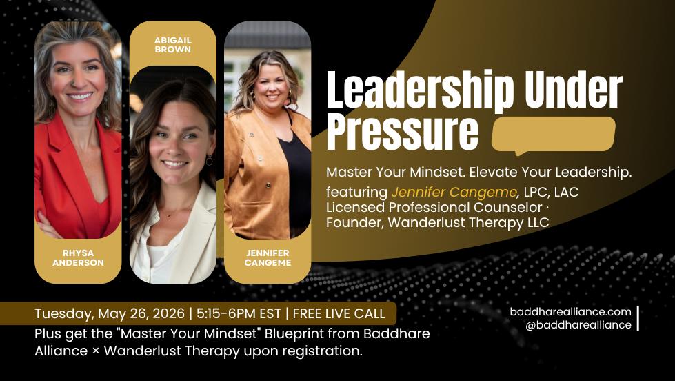 Leadership Under Pressure: Master Your Mindset. Elevate Your Leadership.